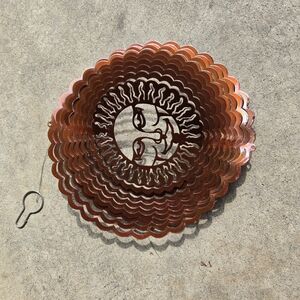 Copper Sunburst Wall Art